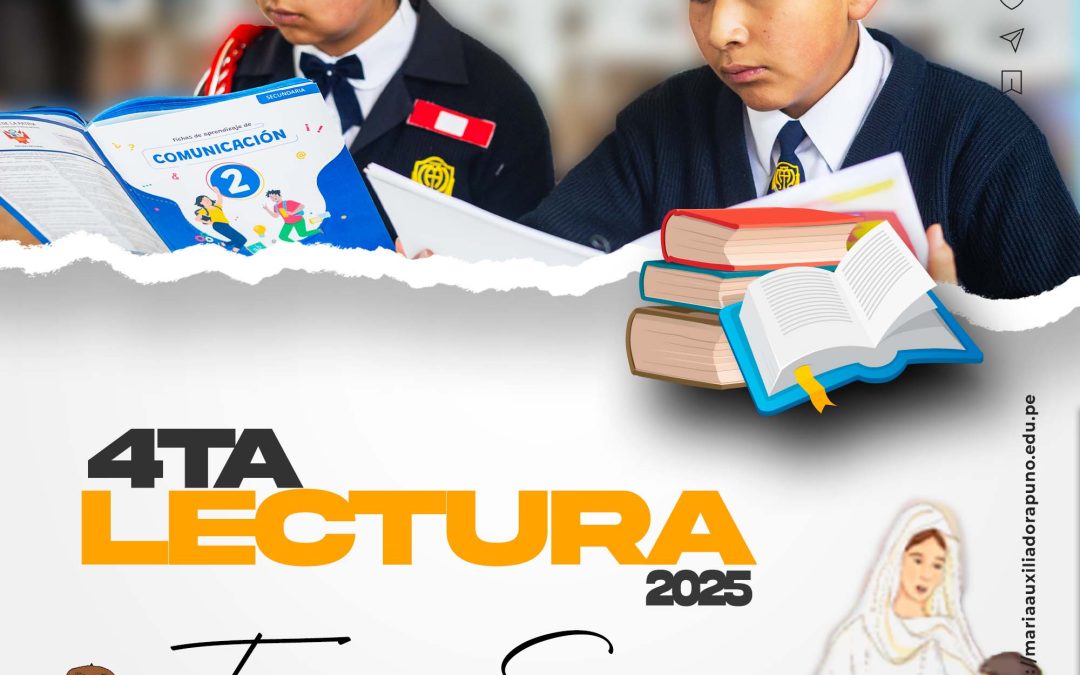 Lanzamos la 4ta Lectura del Plan Lector 2025