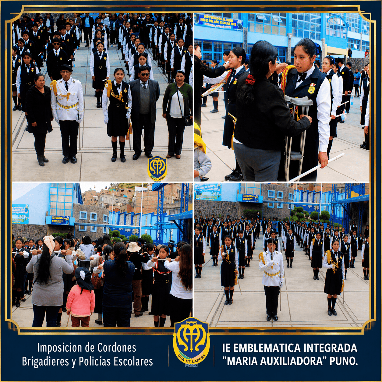 Solemne Ceremonia de Imposición de Cordones 2026: Liderazgo y Compromiso en la I.E.E. María Auxiliadora